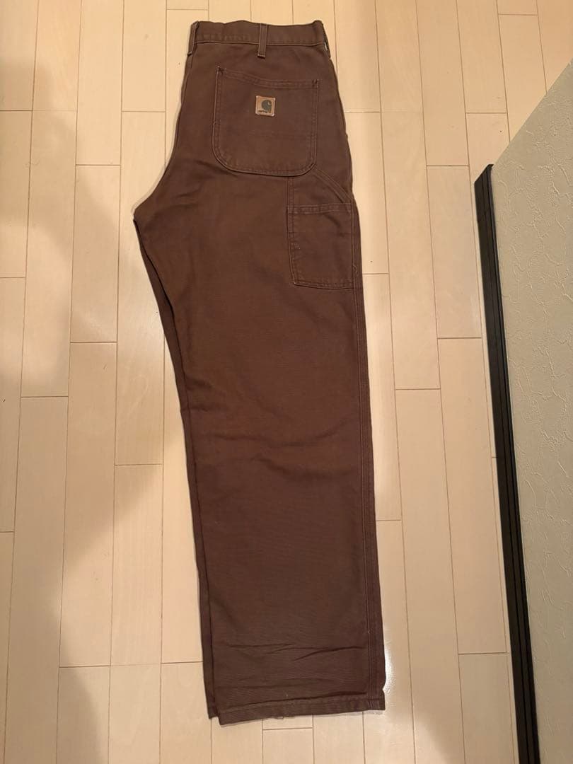 Carhartt ペインターパンツ　ワークパンツ　ダブルニー　カーハート　茶色