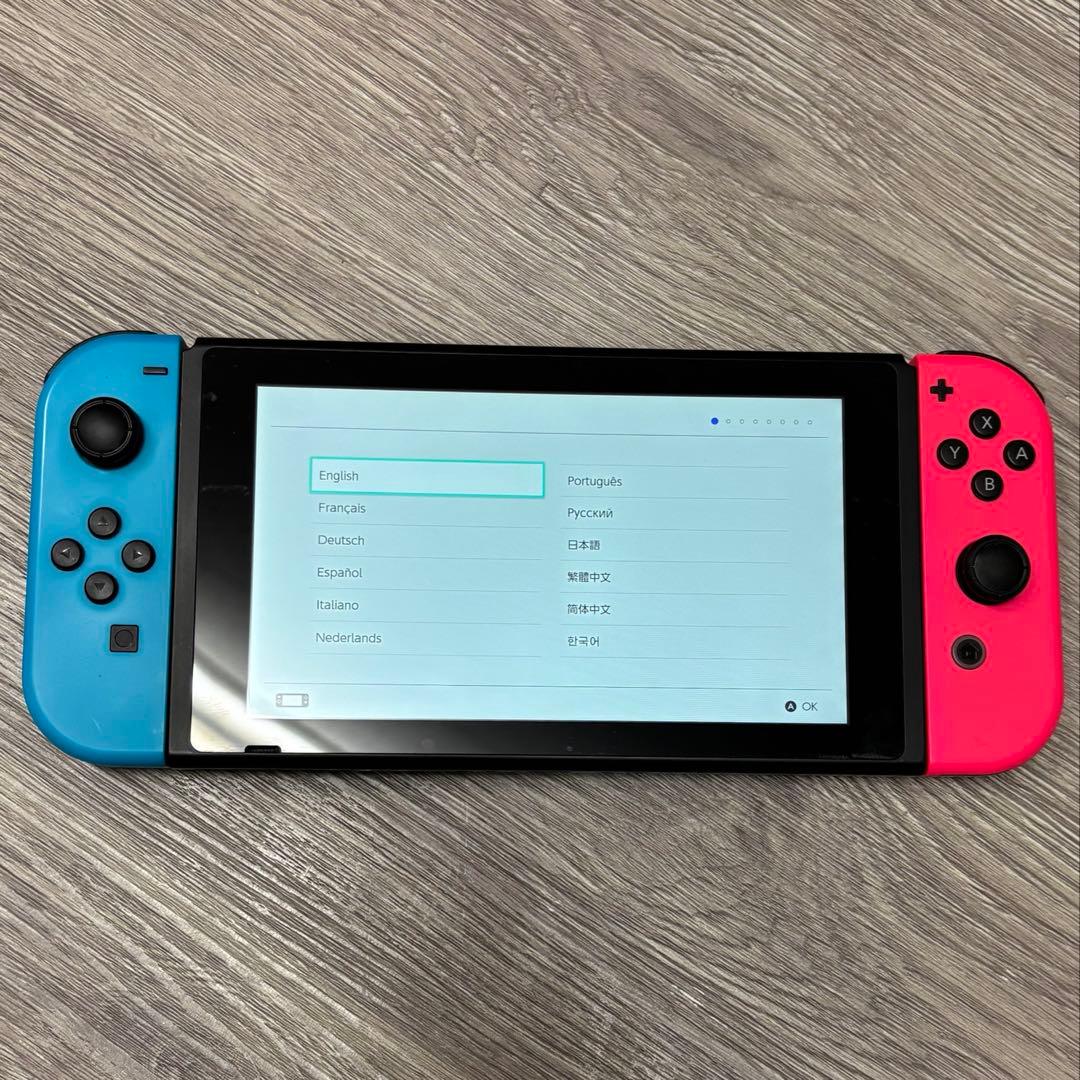 Nintendo Switch ピンク/水色 本体 ドック付き