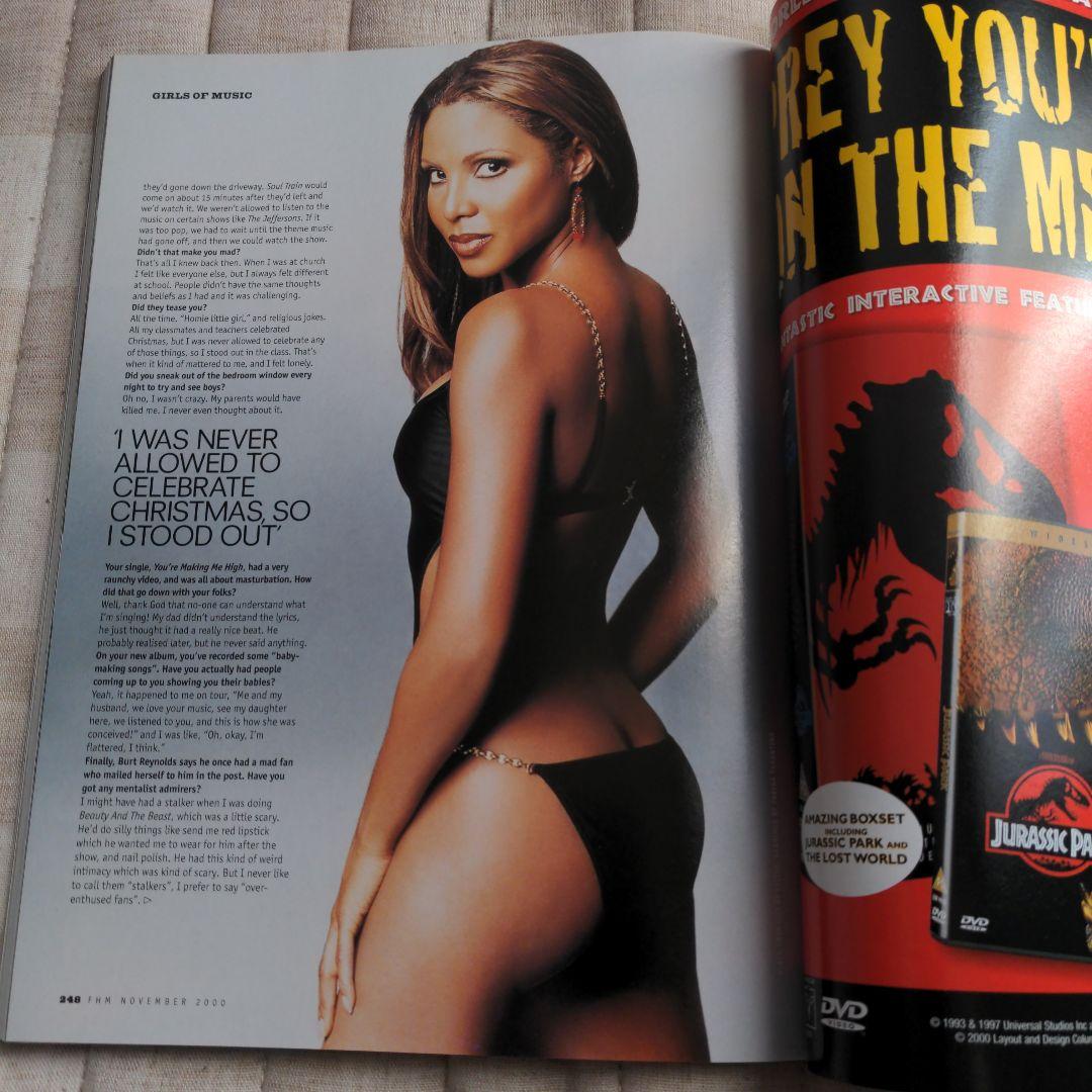 FHM UK  nov 2000トニブラクストン、アリーヤ