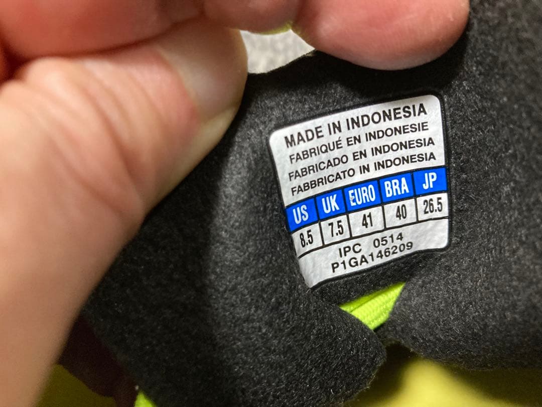 ミズノ バサラ001 KL 26.5cm カンガルー革 US8.5