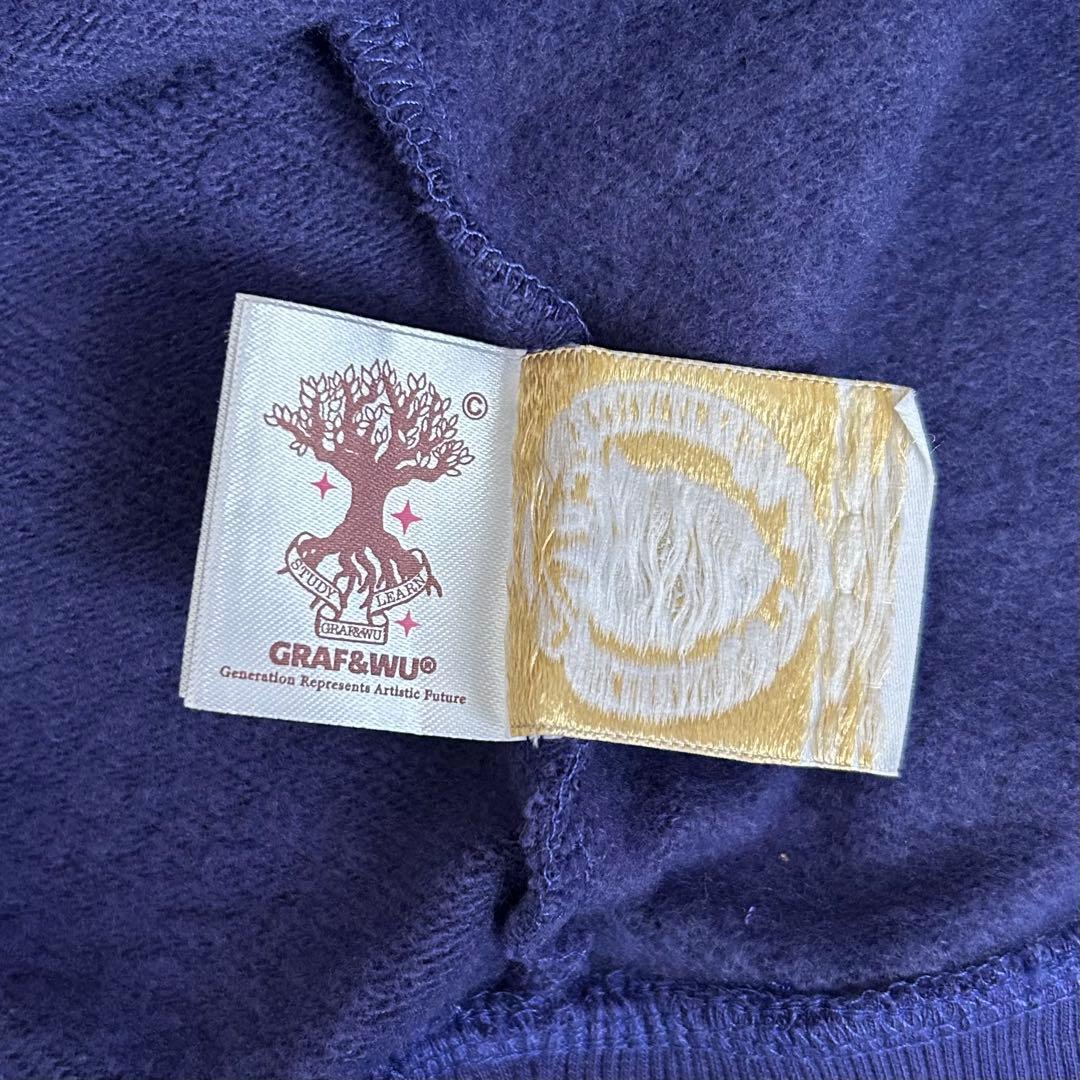 GRAF&WU 1ベロ ゴースト 裏起毛 プルパーカー
