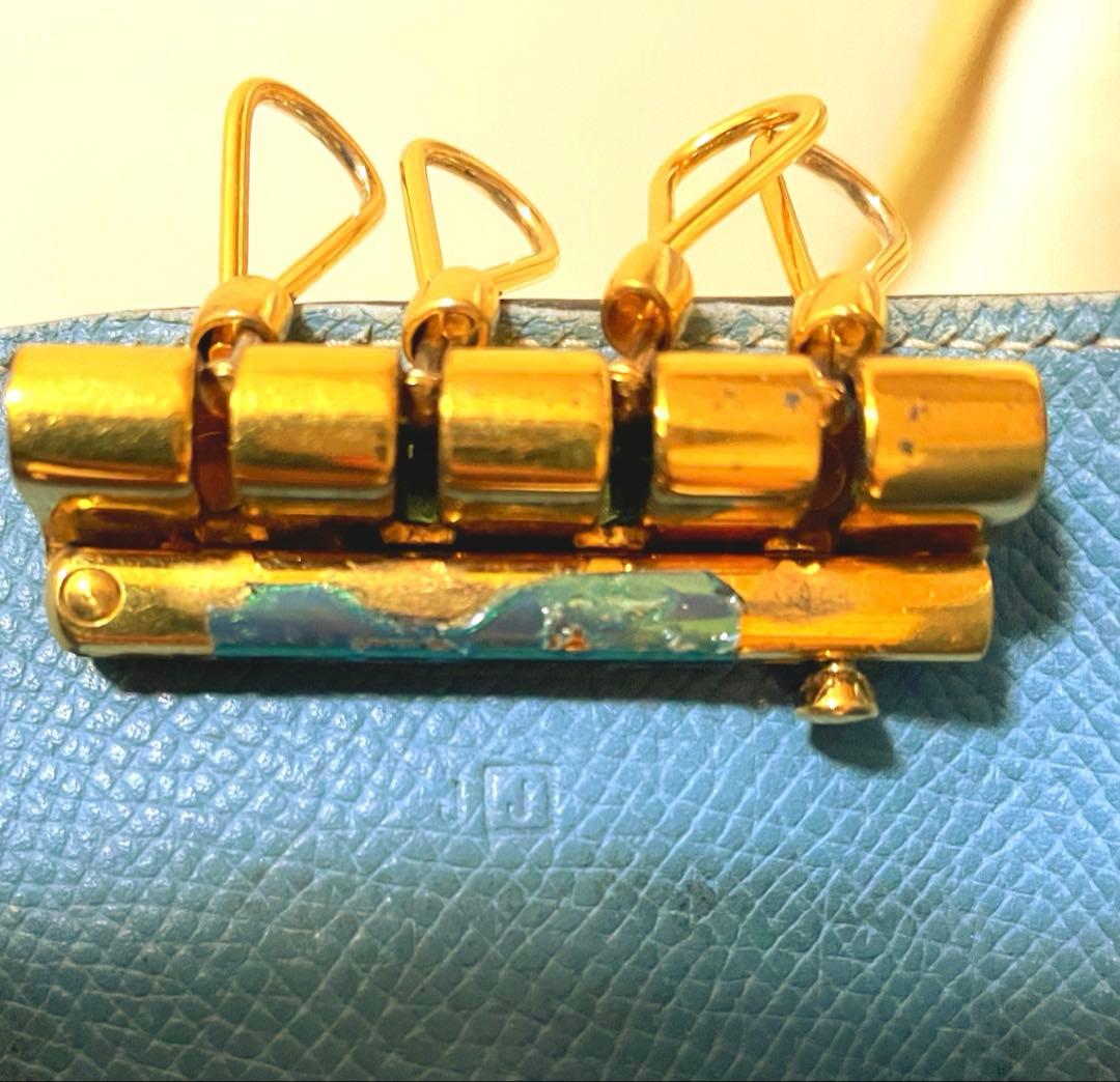 神戸様　HERMES エルメス　べアン　キーケース　 ブルージーン