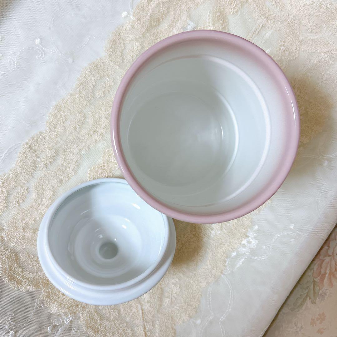 imane パンジー ビードキャニスター LLイマン ピンク吹き薔薇雑貨 マニー