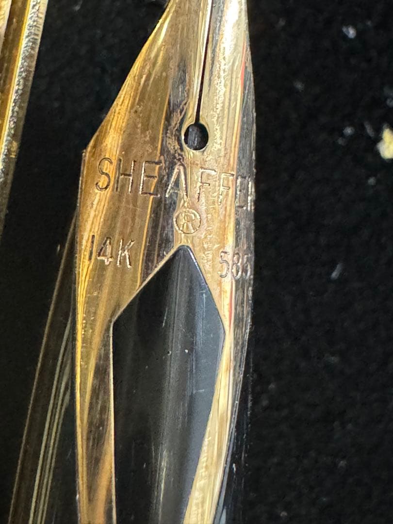 PILOT✨SHEAFFER ゴールド ストライプ 万年筆セット