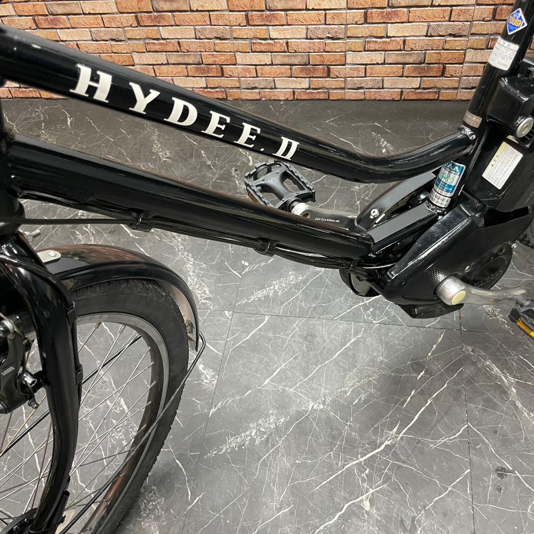 【4】電動自転車 ブリヂストン HYDEE.Ⅱ ブラック