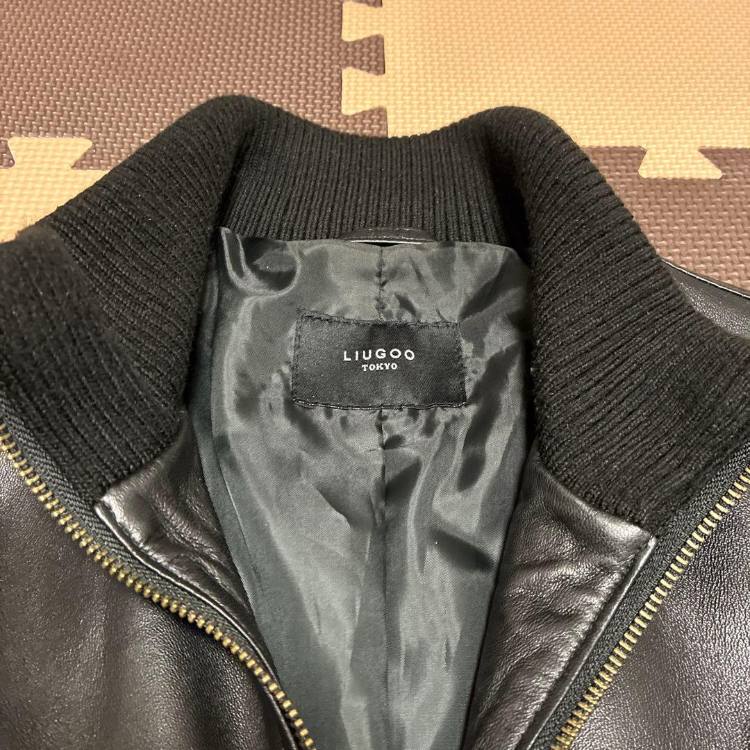 Liugoo Leathers 本革 レザー トラックジャケット M