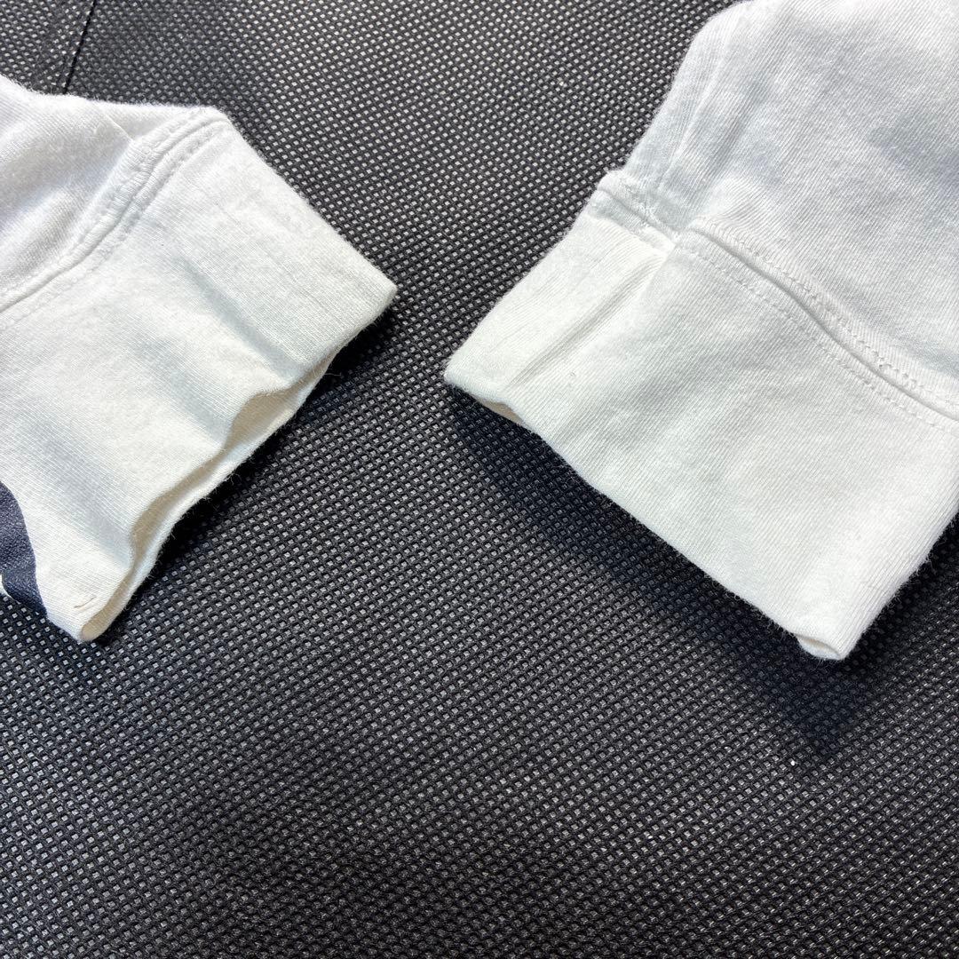 美品✨パーリーゲイツ モックネック カットソー ロゴ ホワイト ゴルフウェア 4