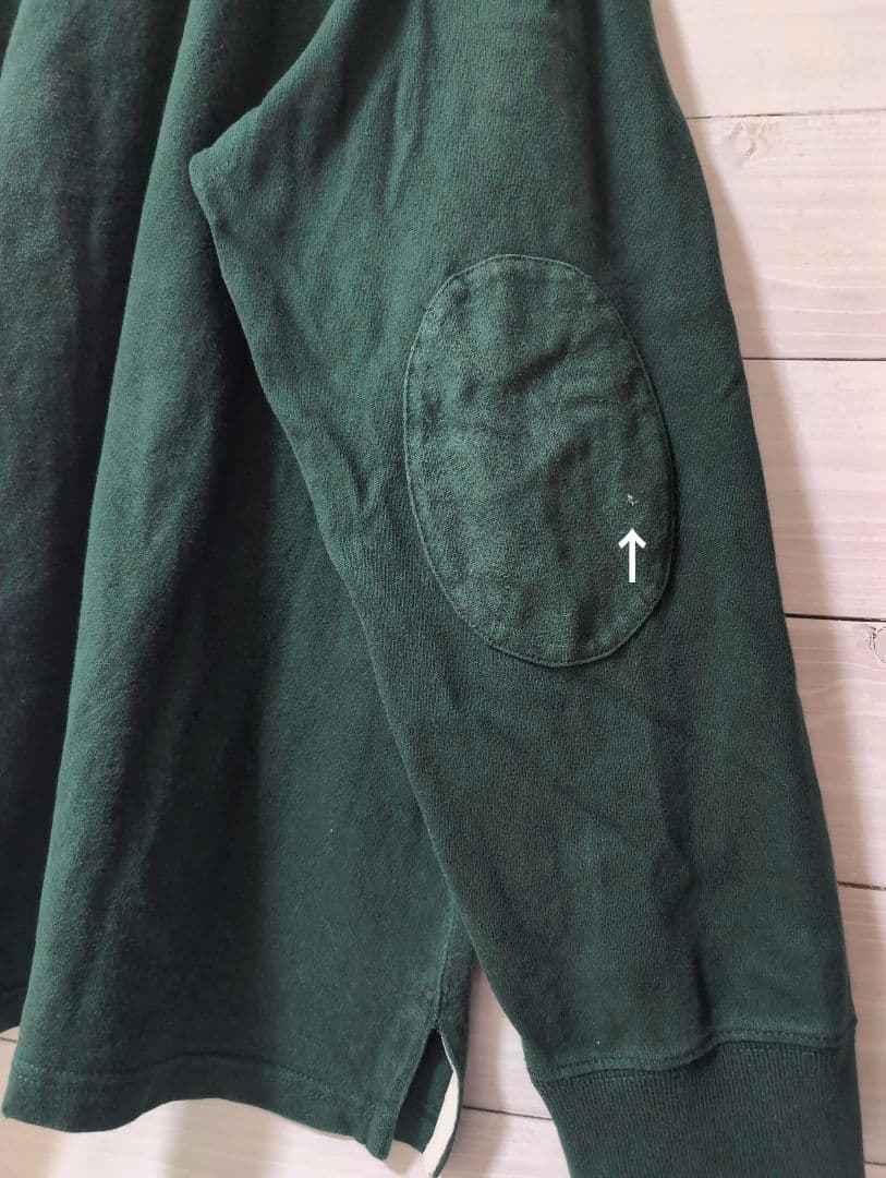 90Ｓ古着ぽろラルフローレンラガーシャツ刺繍ロゴ長袖Ｔ