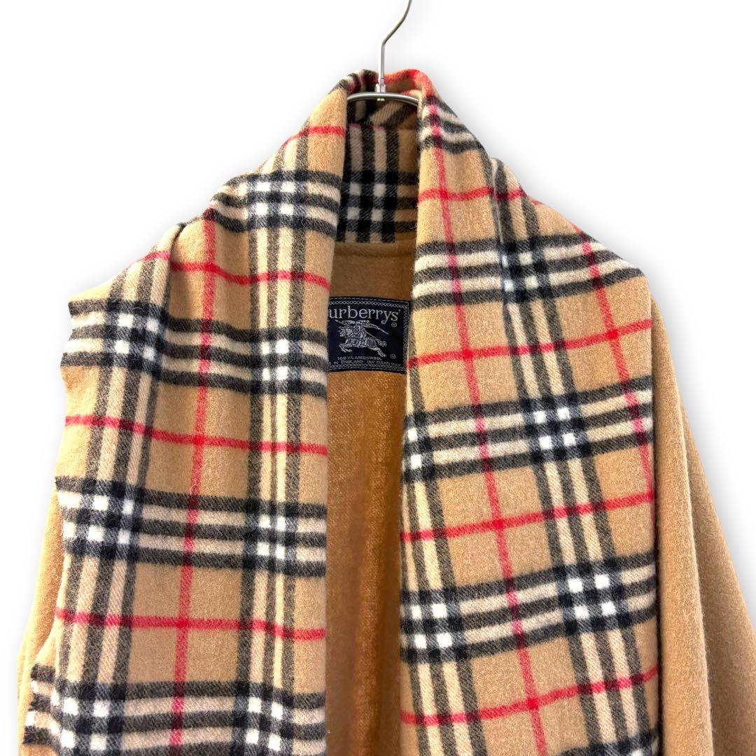 Burberrys ノバチェック 切替 ポンチョ ケープ コート バーバリー