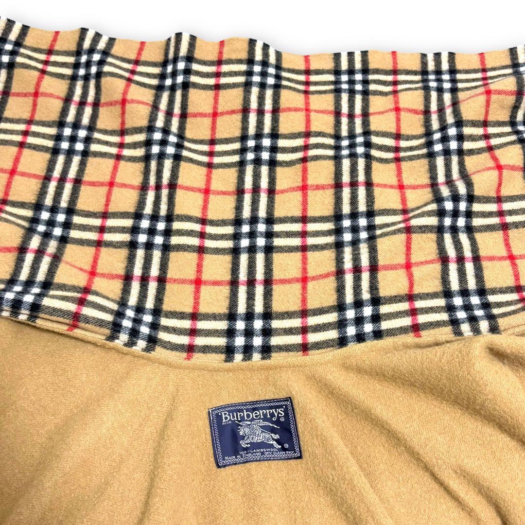 Burberrys ノバチェック 切替 ポンチョ ケープ コート バーバリー