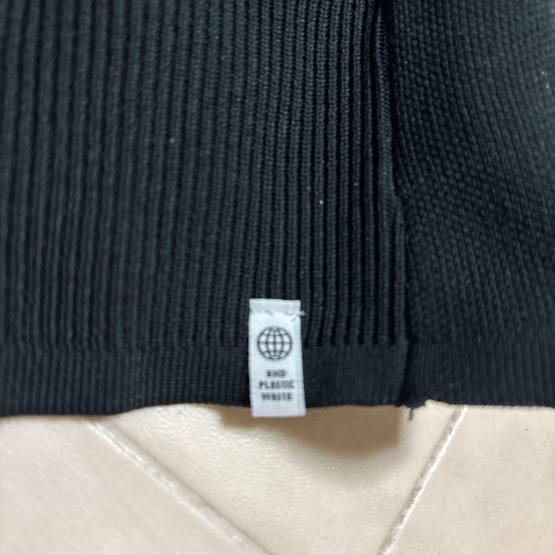 新品タグ付☆adidasゴルフニットジャケット☆黒☆定価22,000円