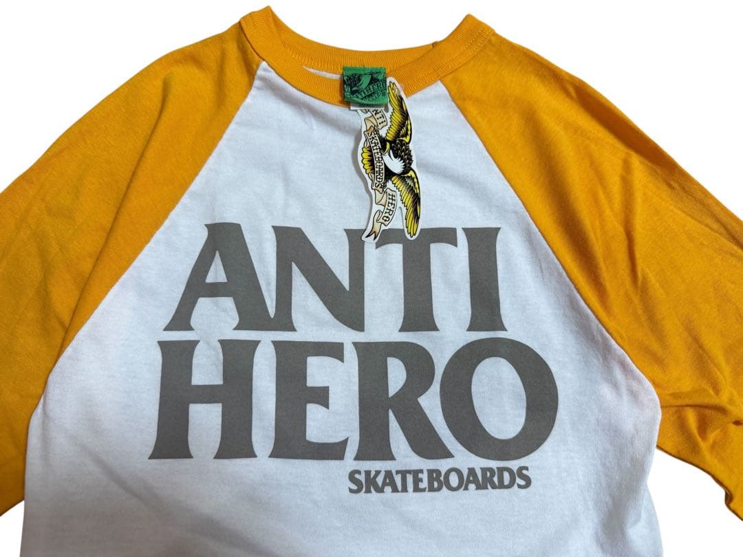 ま*ど様 ANTI HERO アンタイヒーロー　ベースボールシャツ　サイズS