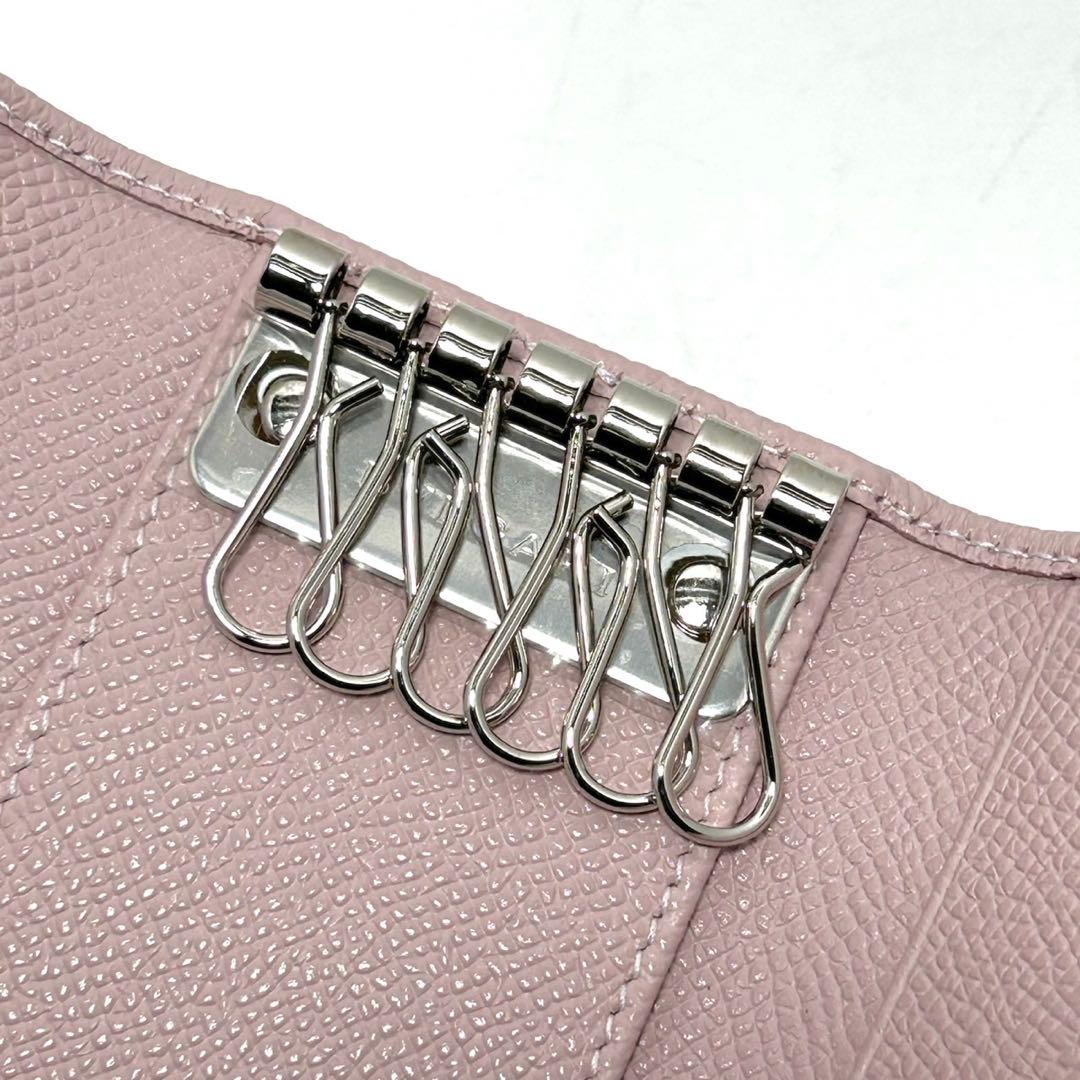 BVLGARI ブルガリ・ブルガリ6連 キーケース ピンク キーホルダー 未使用