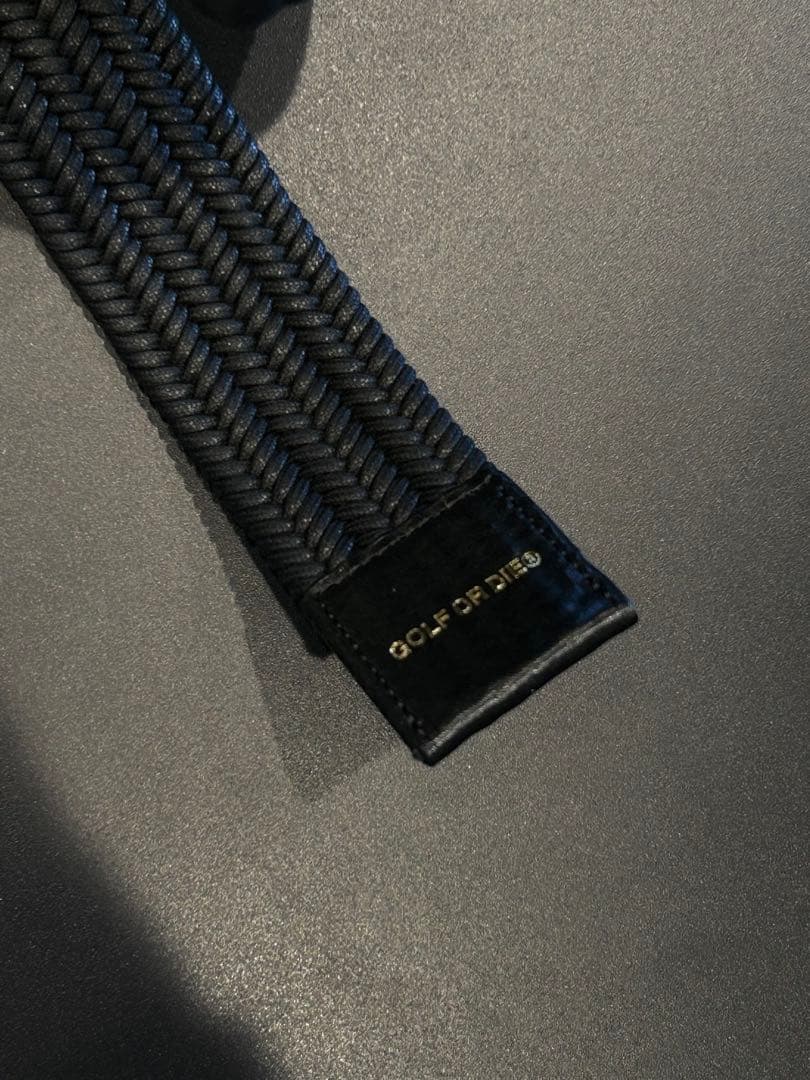 MARK&LONA マークアンドロナ ストレッチ ベルト ブラック ユニセックス