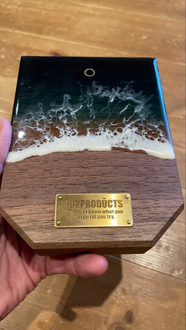 黒波 レジン ランタンスタンド ウォールナット 802PRODUCTS