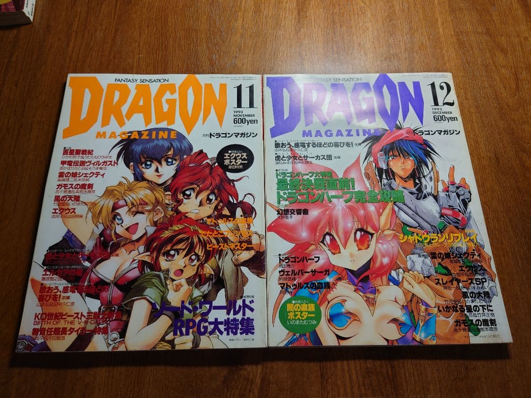 富士見書房 月刊ドラゴンマガジン ×12冊