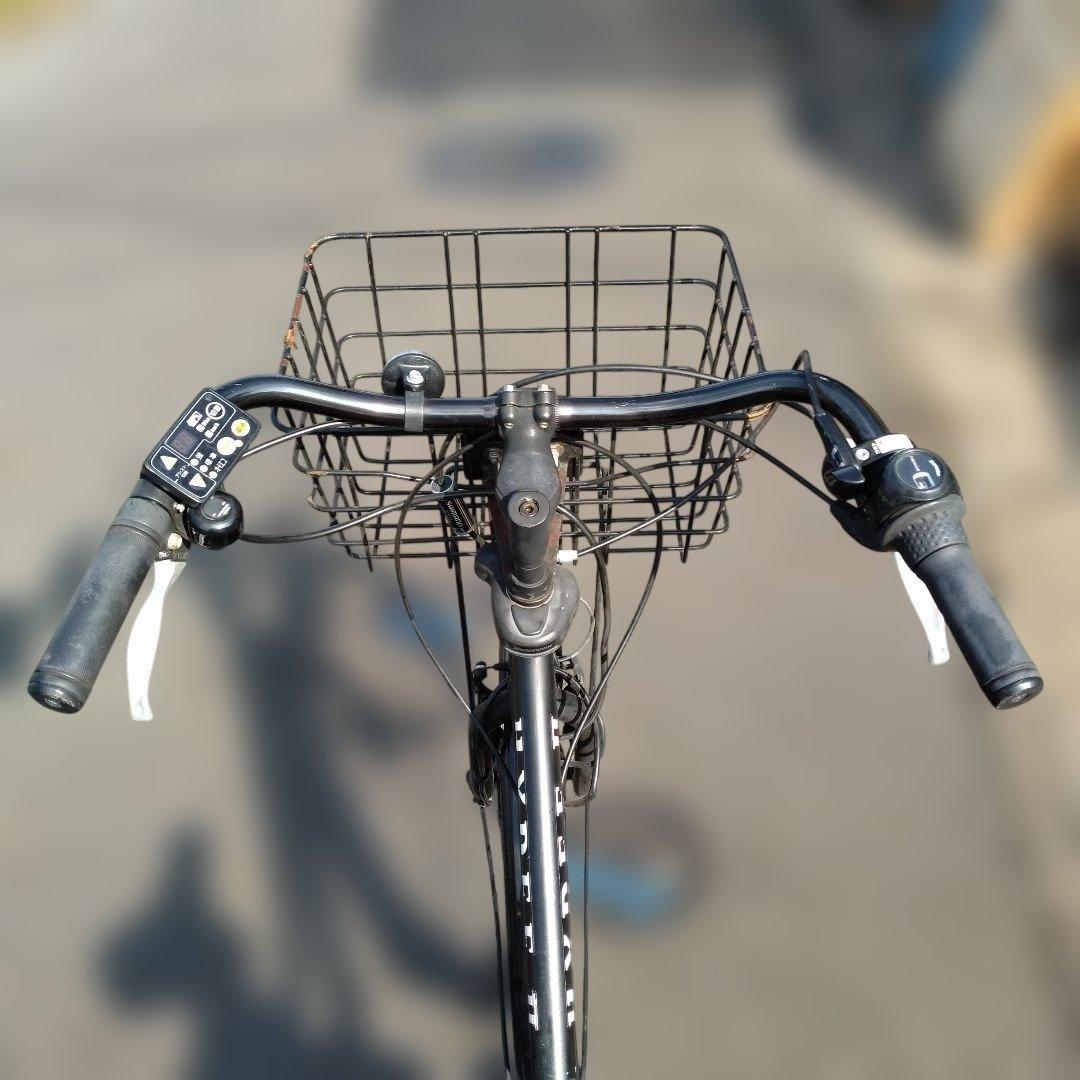 [814]送料無料 ブリヂストン HYDEE,2 電動自転車 大容量BT付き！