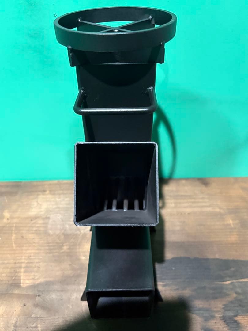 ロケットストーブ75角パイプ