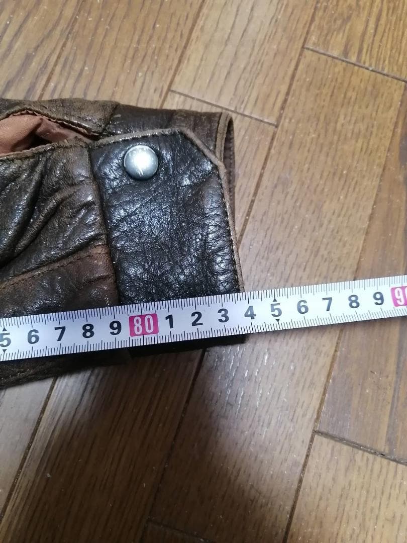 ぜん　KADOYA カドヤ MACEES レザージャケット　Lサイズ