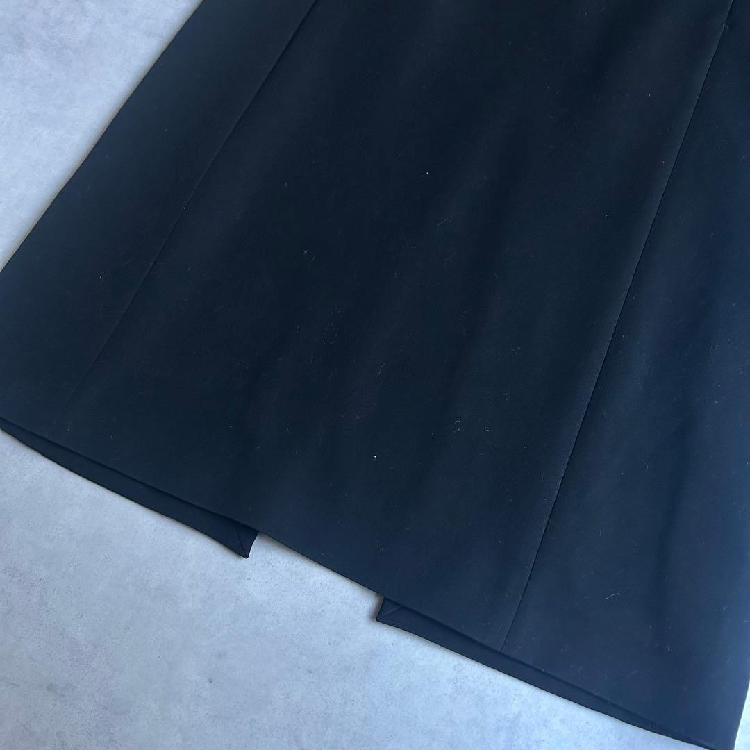 ヨーコチャン REYC フォーマルワンピース バイカラー ロング 黒