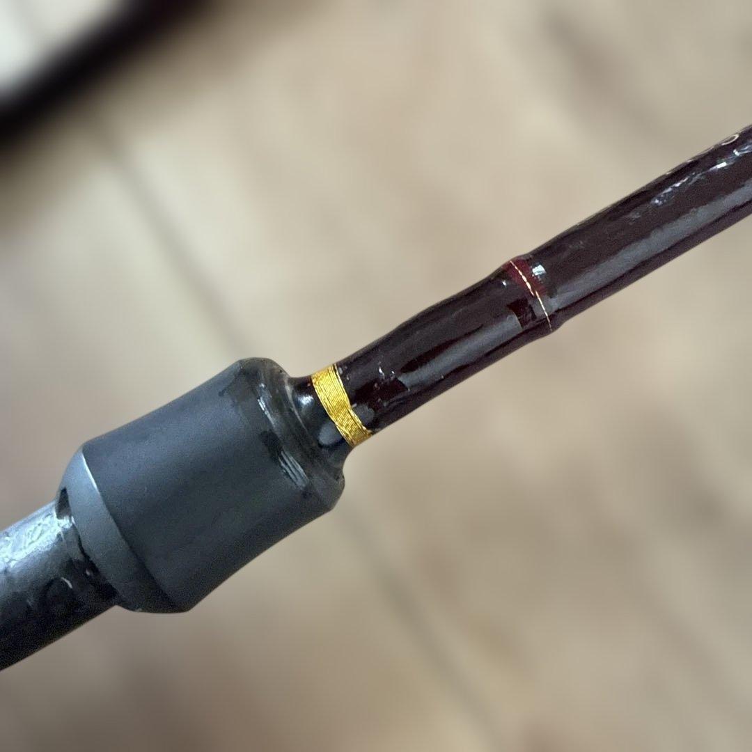 フライロッドをヘチ竿に改造3セクション