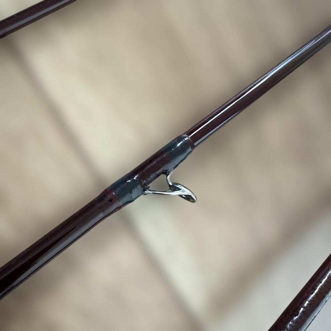 フライロッドをヘチ竿に改造3セクション