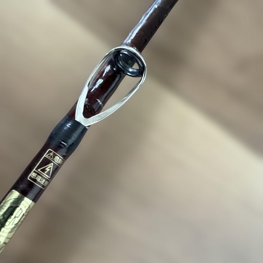 フライロッドをヘチ竿に改造3セクション