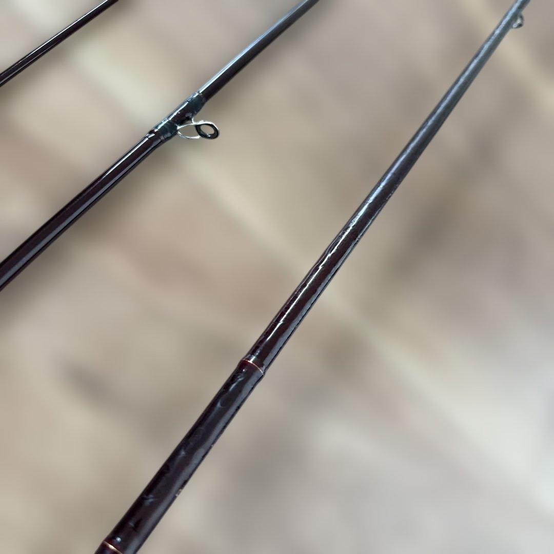 フライロッドをヘチ竿に改造3セクション