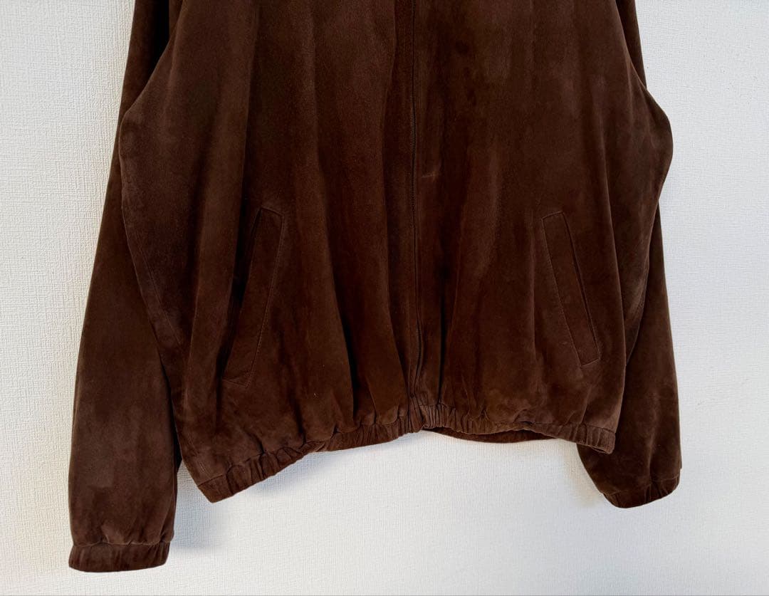 スペシャル 90s ラルフローレン スエード レザー ジャケット XL ブラウン