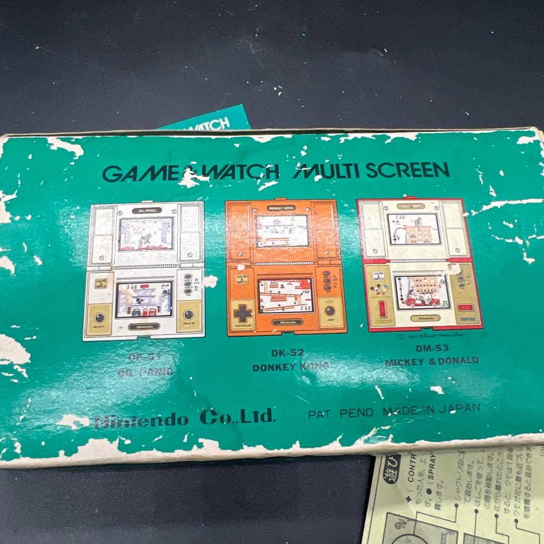 動作OK 任天堂 ゲーム&ウオッチ GREEN HOUSE GH-54 説付き