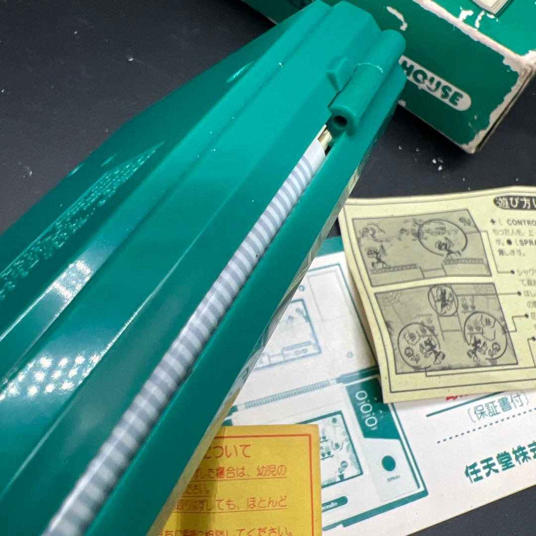 動作OK 任天堂 ゲーム&ウオッチ GREEN HOUSE GH-54 説付き