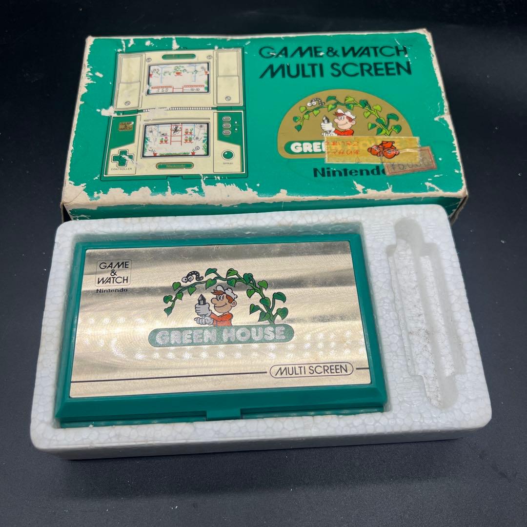 動作OK 任天堂 ゲーム&ウオッチ GREEN HOUSE GH-54 説付き