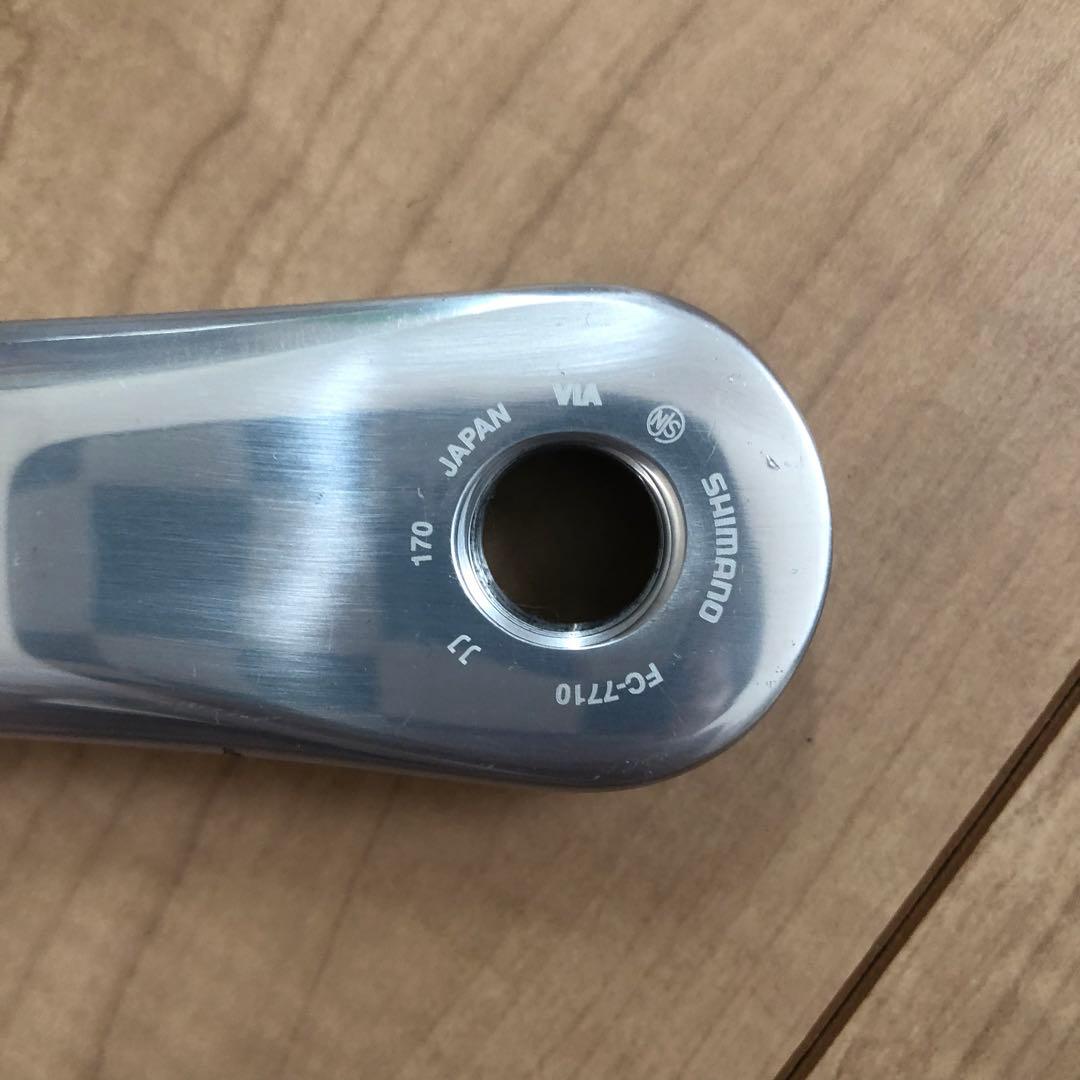 シマノ NJS ピスト クランク FC-7710 170mm SHIMANO