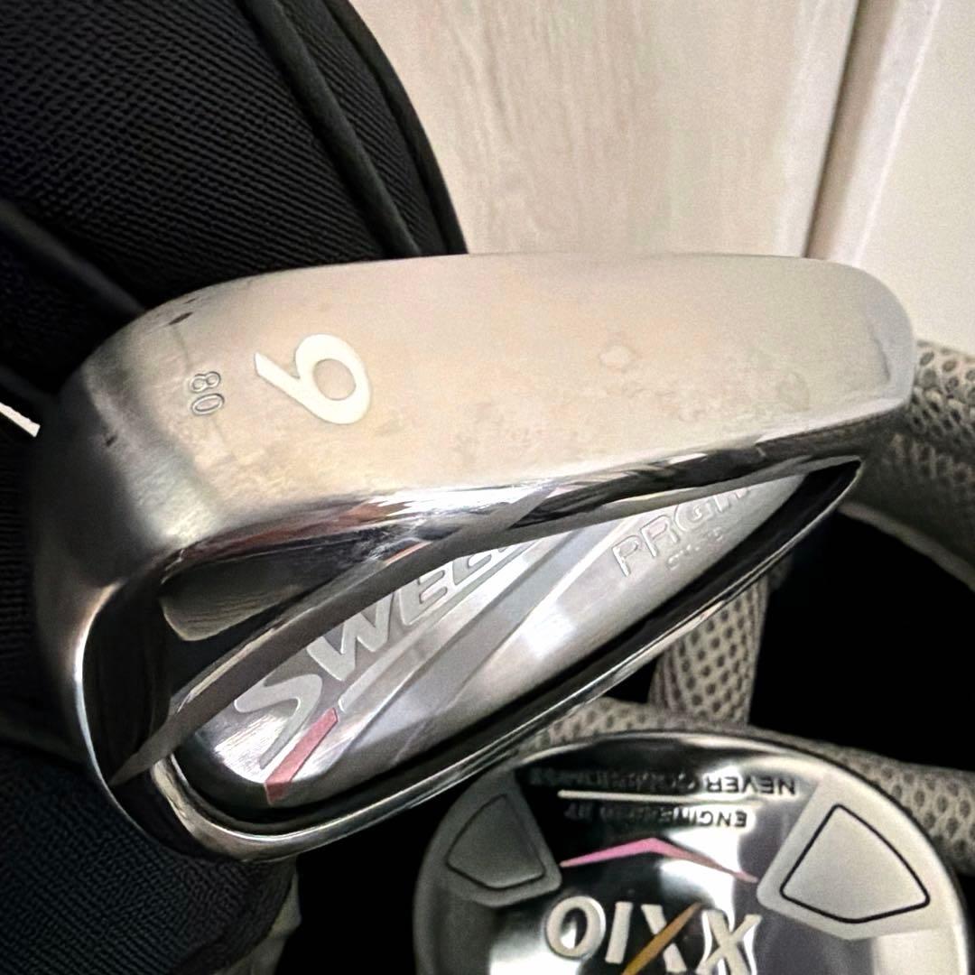 未使用に近い　PRGR SWEEP レディースゴルフクラブセット パターXXIO