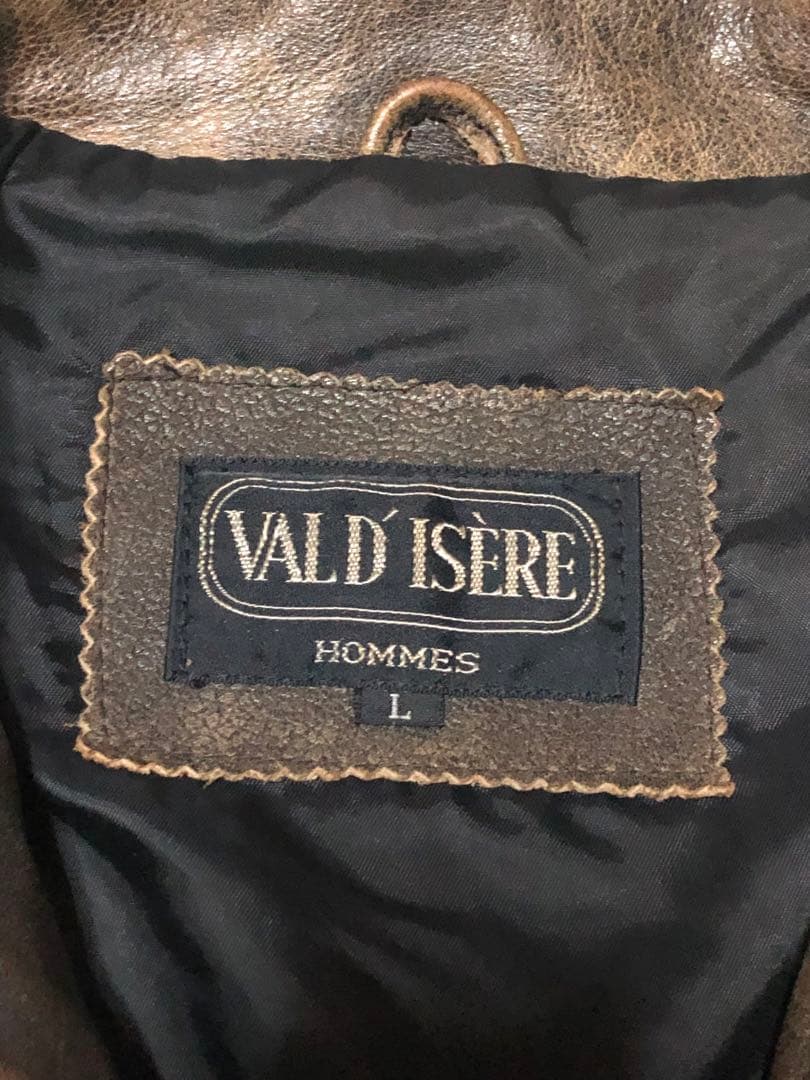 短丈 VALD ISERE シングル ライダース ジャケット L ヴィンテージ