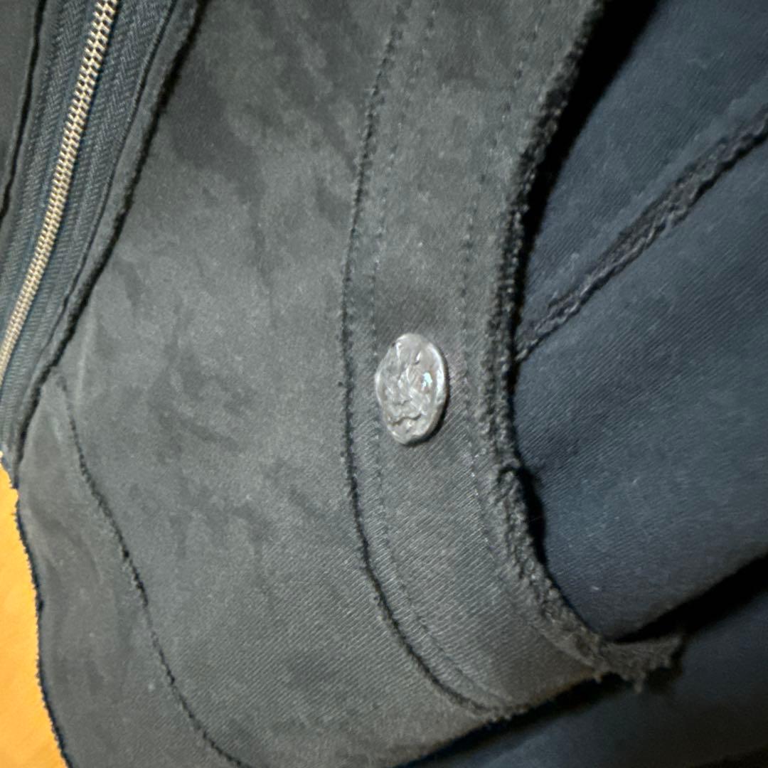 希少美品　14th addiction コンチョ　レザー紐　パーカー メンズ2