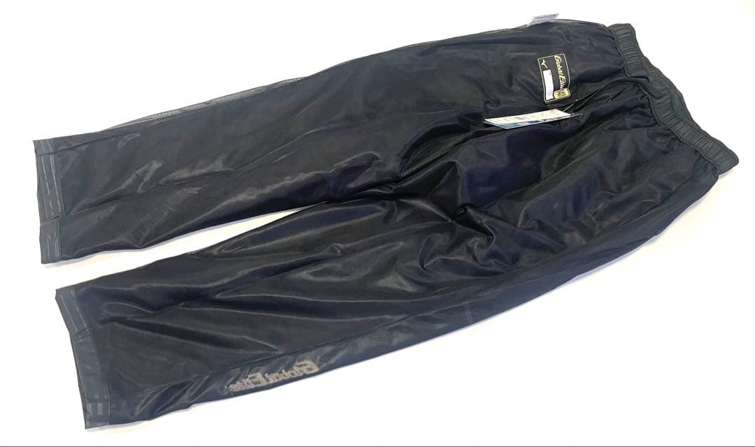 ミズノ【140】子供用 ウインドパーカー上下セット グローバルエリート 赤×黒