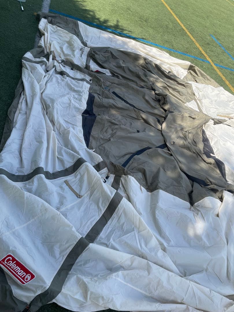 【訳あり】コールマン　タフスクリーン2ルームハウス　オリーブ/サンド