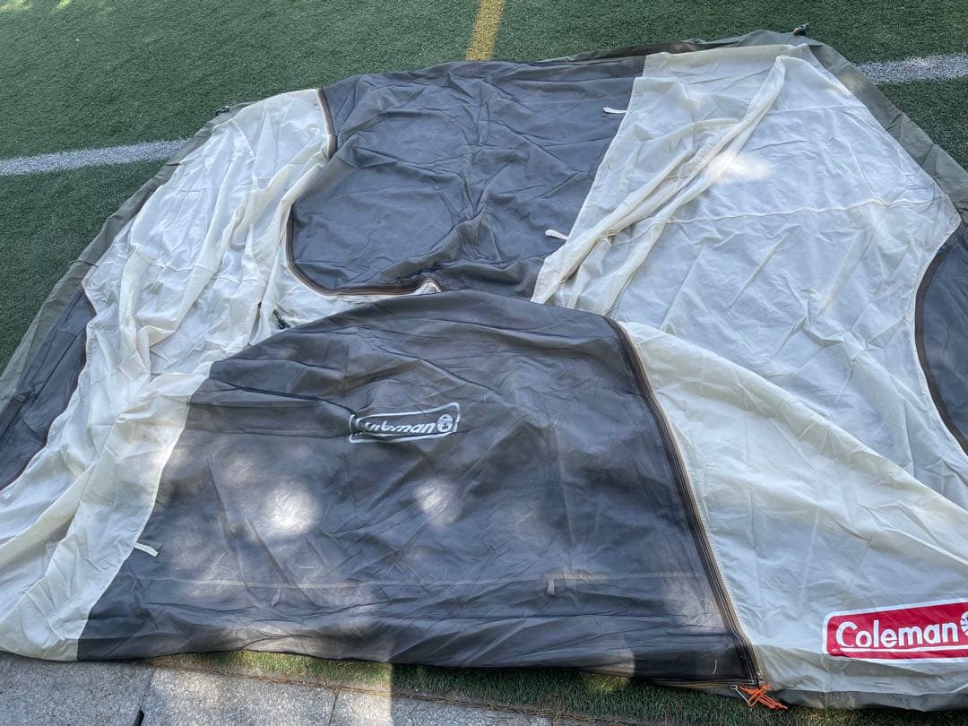 【訳あり】コールマン　タフスクリーン2ルームハウス　オリーブ/サンド