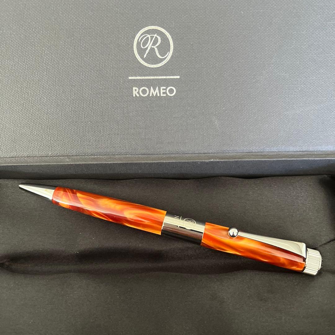 N*a様 伊東屋　Romeo No.3、イタリアンアンバー　細軸　購入保証書付き