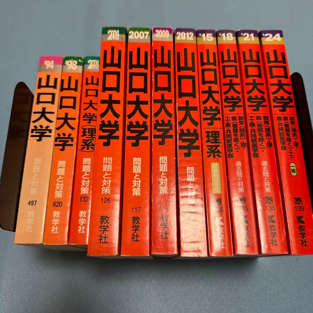 赤本　山口大学　理系　医学部　1990年～2023年 33年分