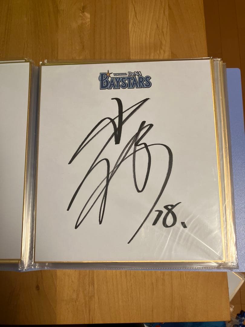 DeNA BAYSTARS 選手サイン色紙