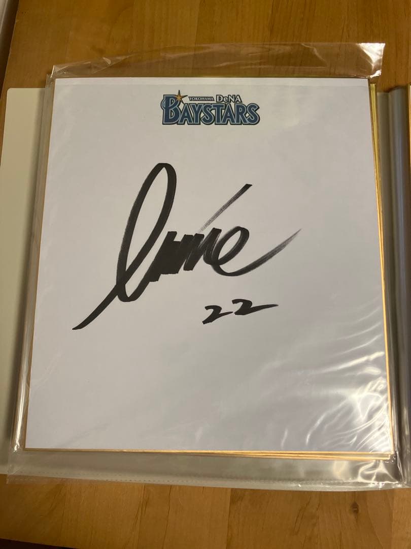 DeNA BAYSTARS 選手サイン色紙
