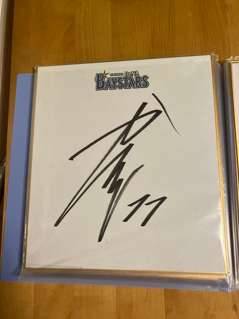DeNA BAYSTARS 選手サイン色紙