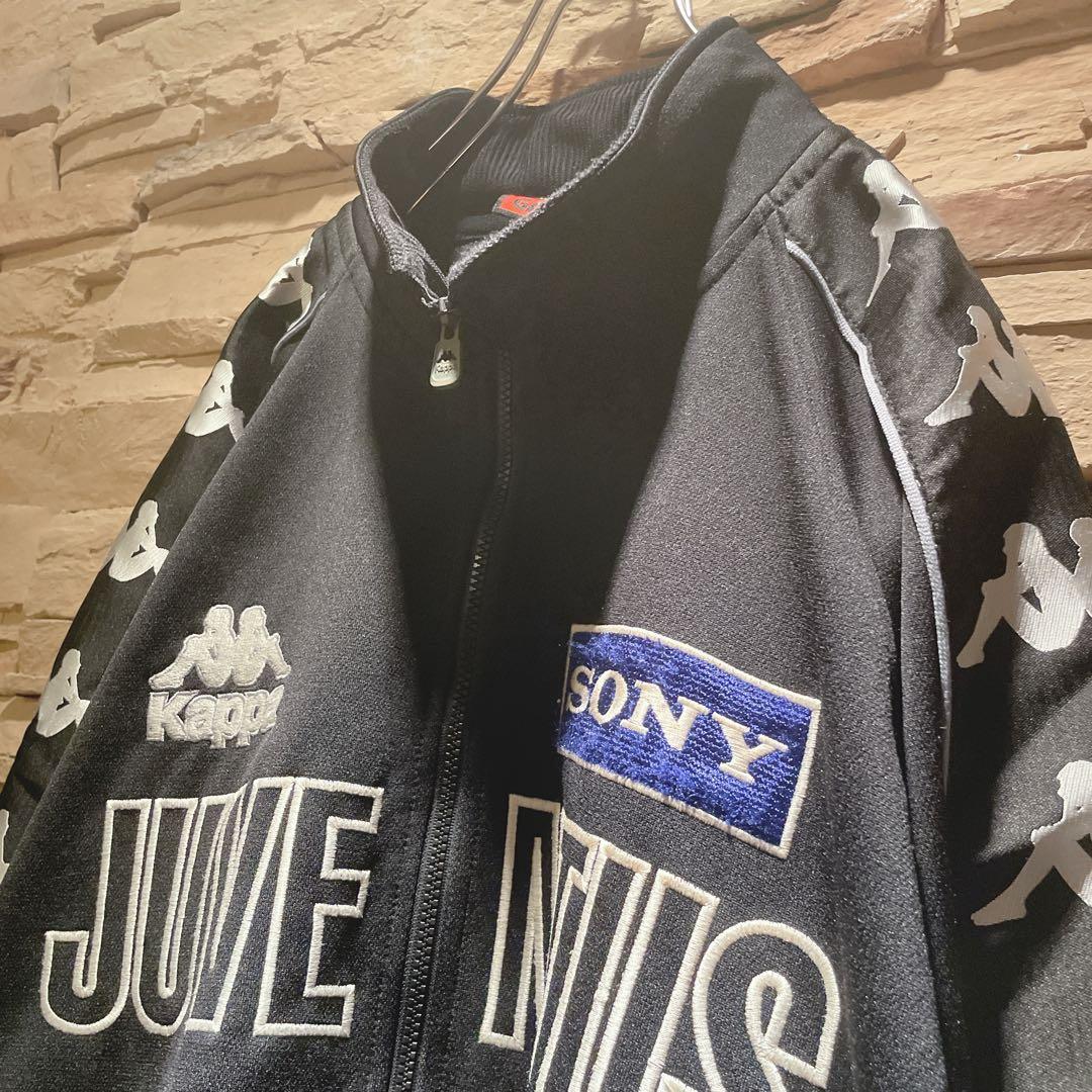 【希少モデル】90s'/KAPPA×ユベントスSONYロゴ/セットアップ/XO