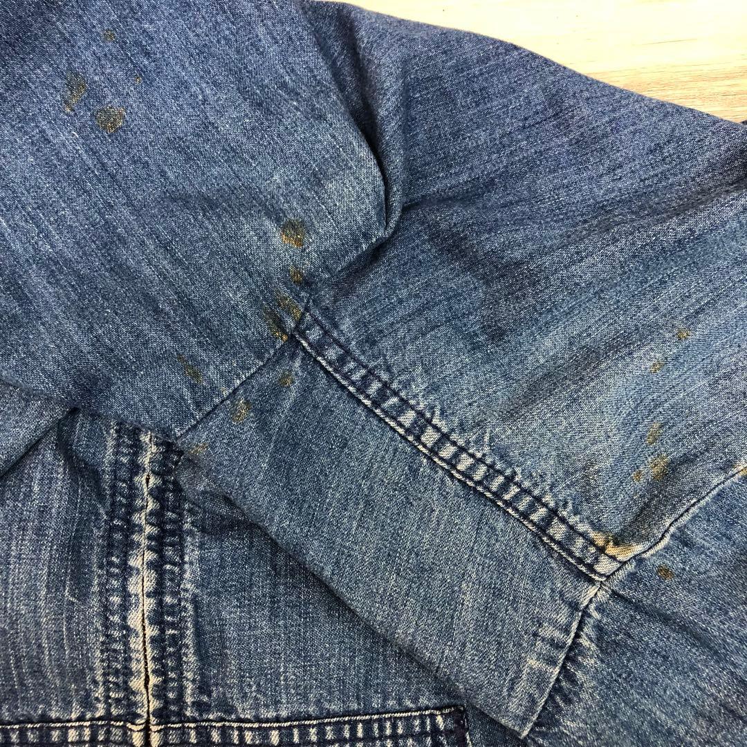 ま*ー様 古着 60-70年代 OshKosh オシュコシュ デニムジップアップ