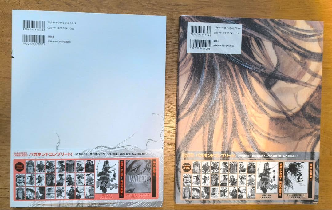画集 井上雄彦 Water 墨 2冊セット ＋ ポストカード