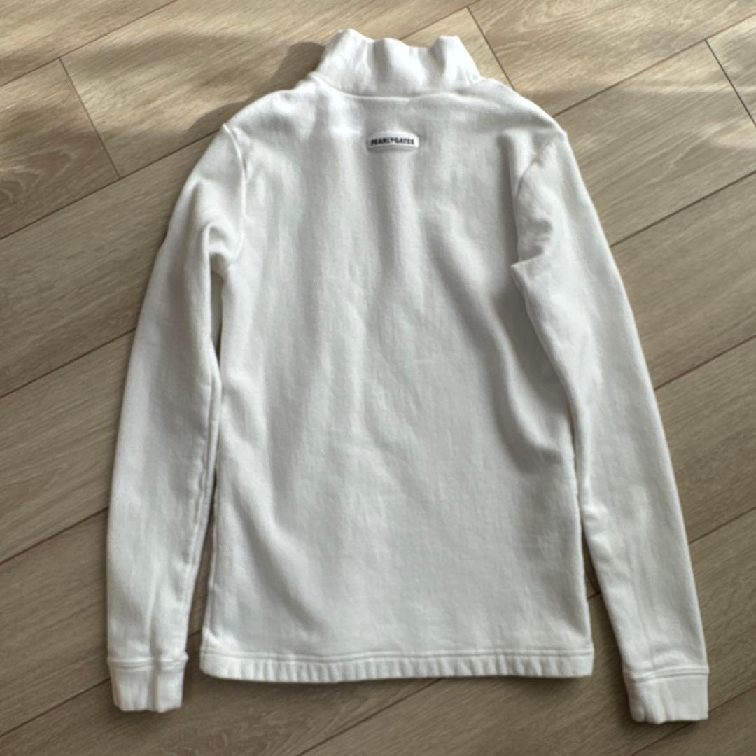 PEARLY GATESパーリーゲイツ高ストレッチ♪裏起毛モックネックカットソー