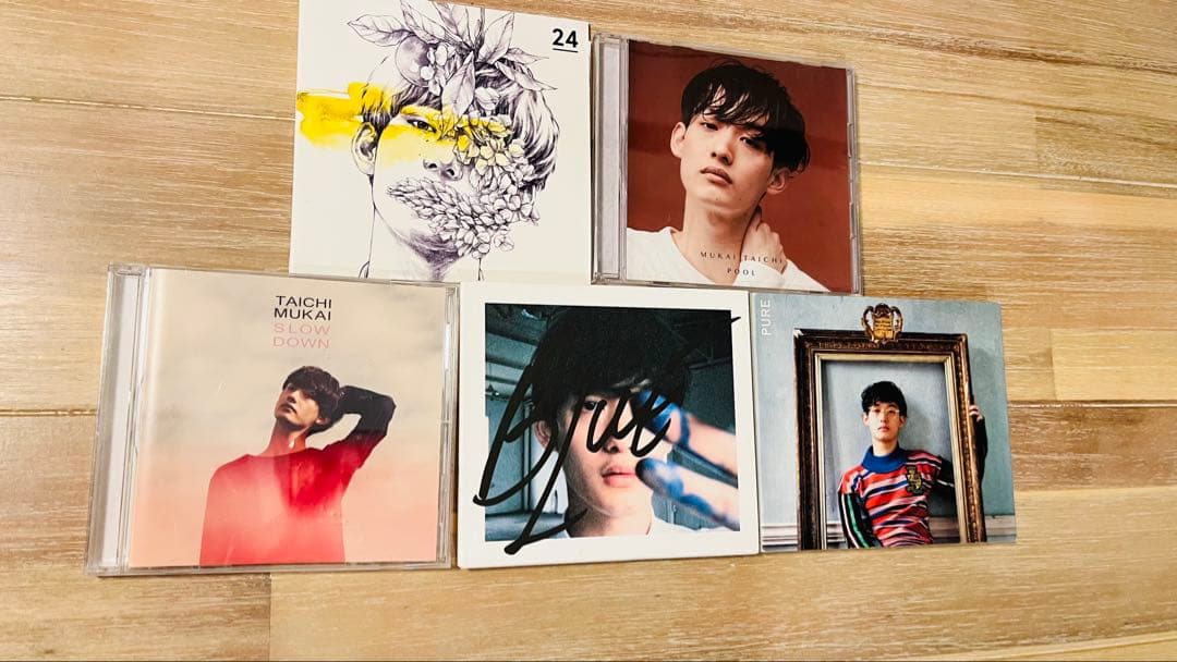 【まとめ売り】向井太一 (TAIL)『PURE』サイン入りポスター他CD