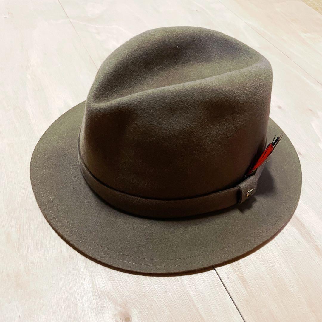 新春価格3日まで【最終値下げ】KNOX 兎毛100% 高級フエルト 中折れハット
